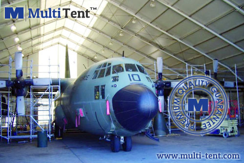 military hangar tent